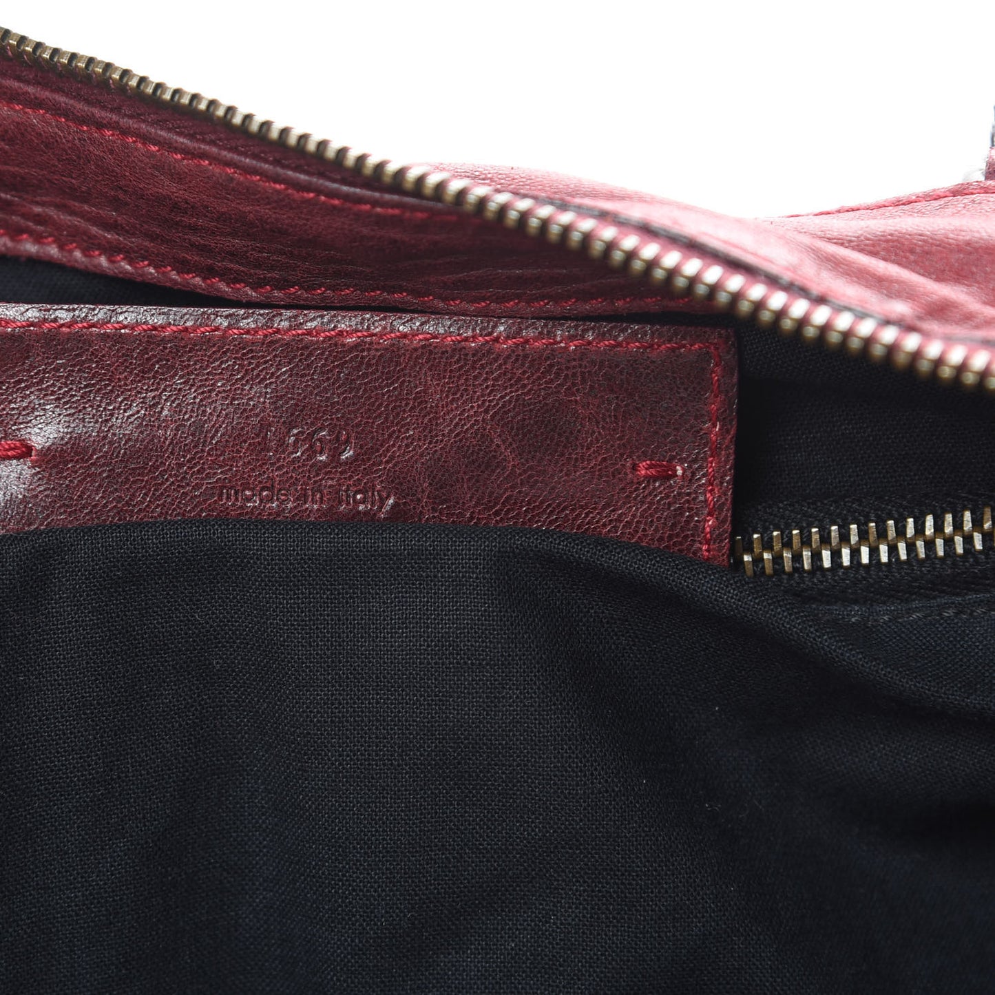Agneau Classic Hardware Work Grenat