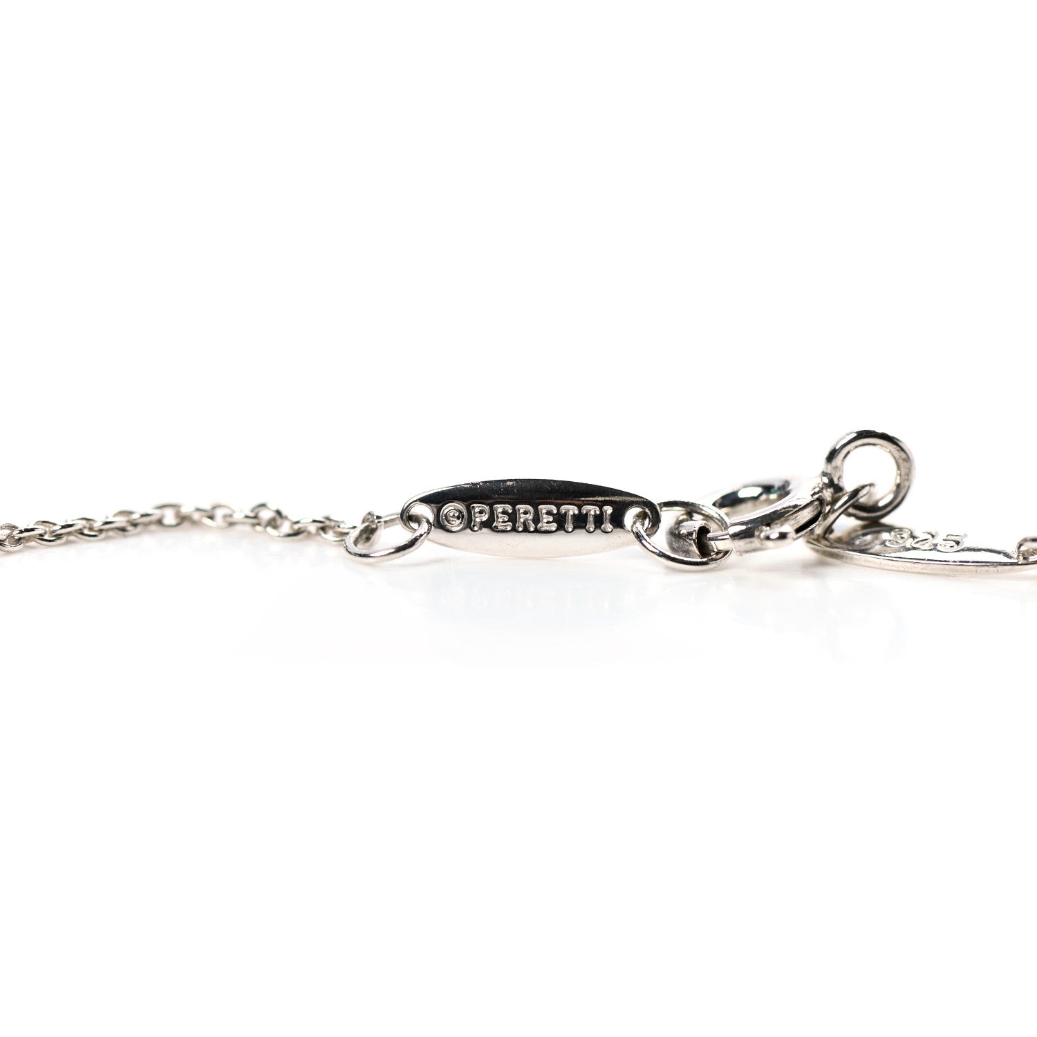 Tiffany Sterling Silver Diamond .09ct Elsa Peretti Diamonds By The Yard Bracelet 7 of 8
