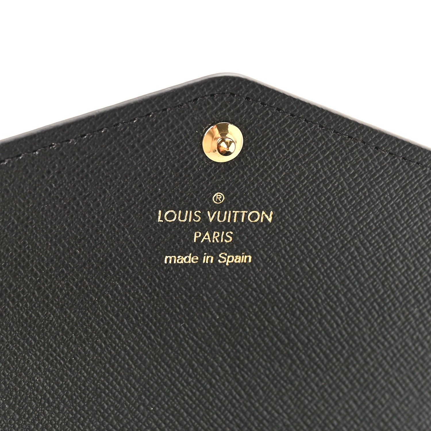 Louis Vuitton Monogram Giant Jungle Sarah Wallet Black 6 of 8