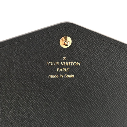 Louis Vuitton Monogram Giant Jungle Sarah Wallet Black 6 of 8