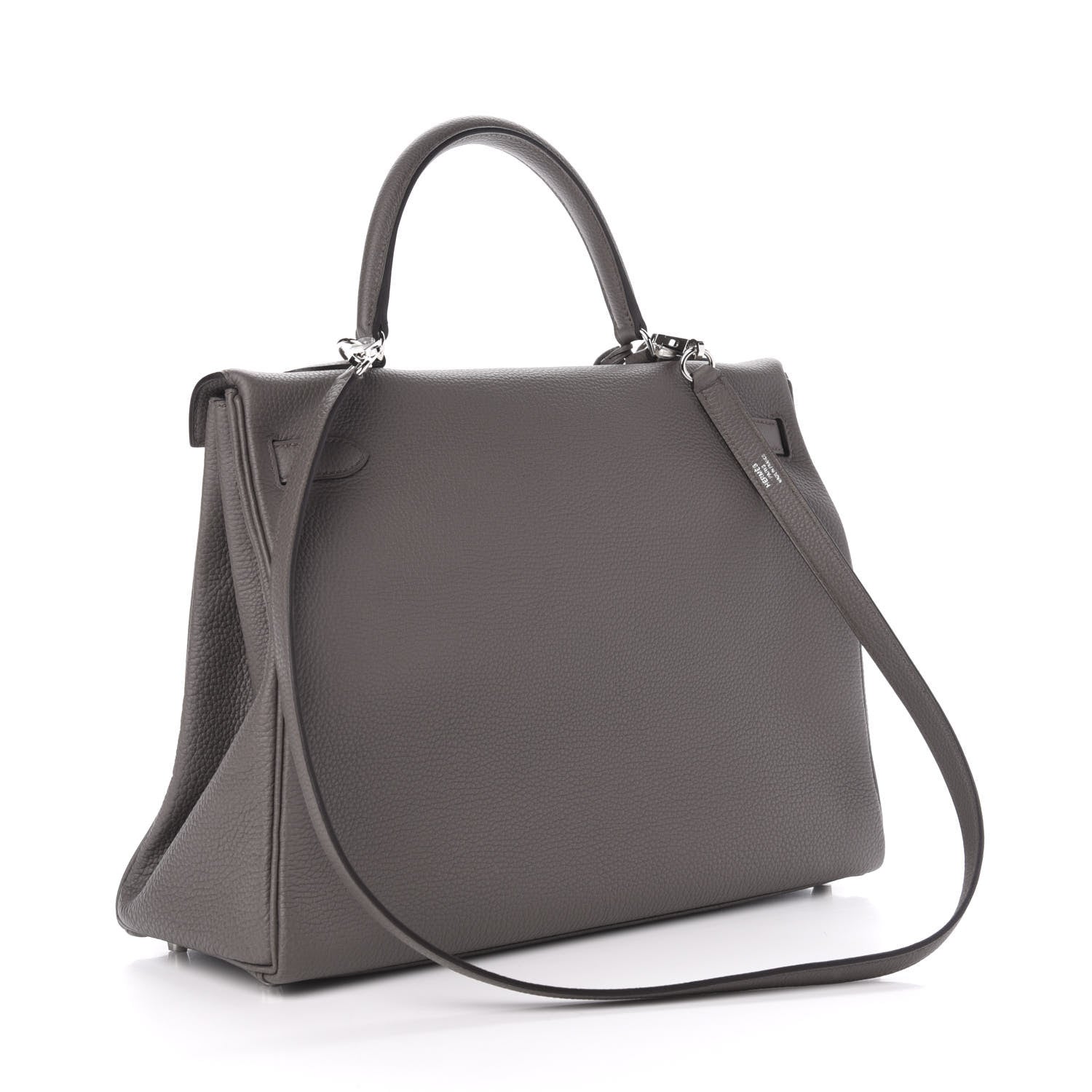 Hermes Togo Kelly Retourne 35 Etain 3 of 12