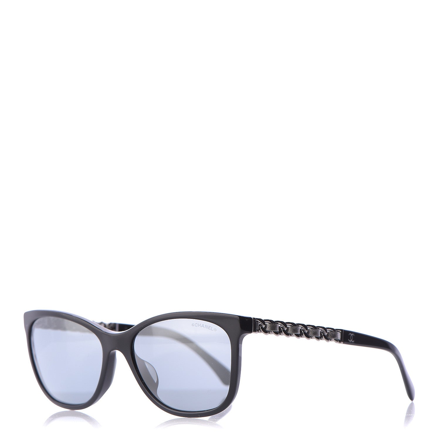 Chanel Cat Eye Chain Sunglasses 5260-Q Black 1 of 6
