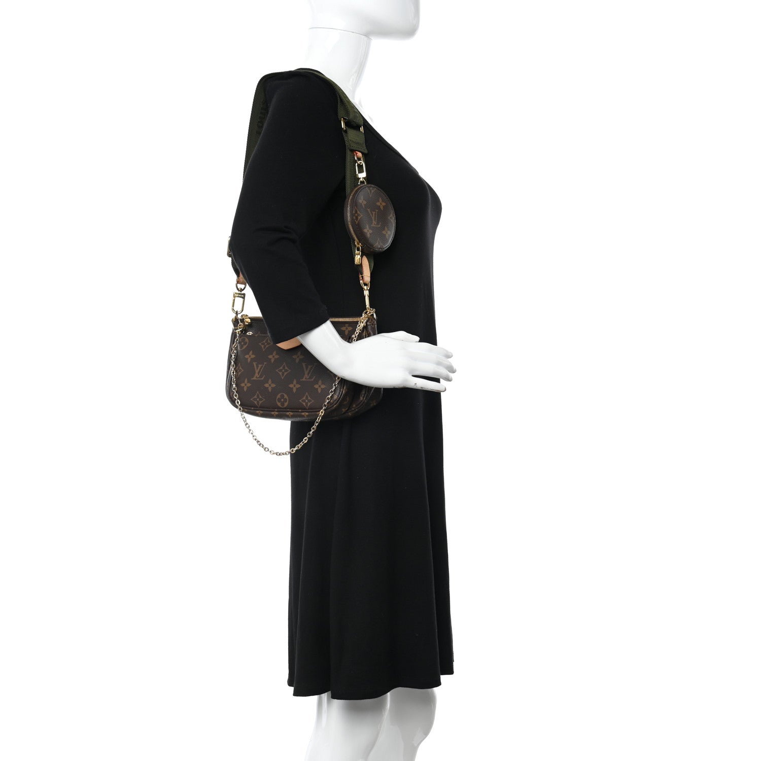 Louis Vuitton Monogram Multi Pochette Accessories Kaki 2 of 11