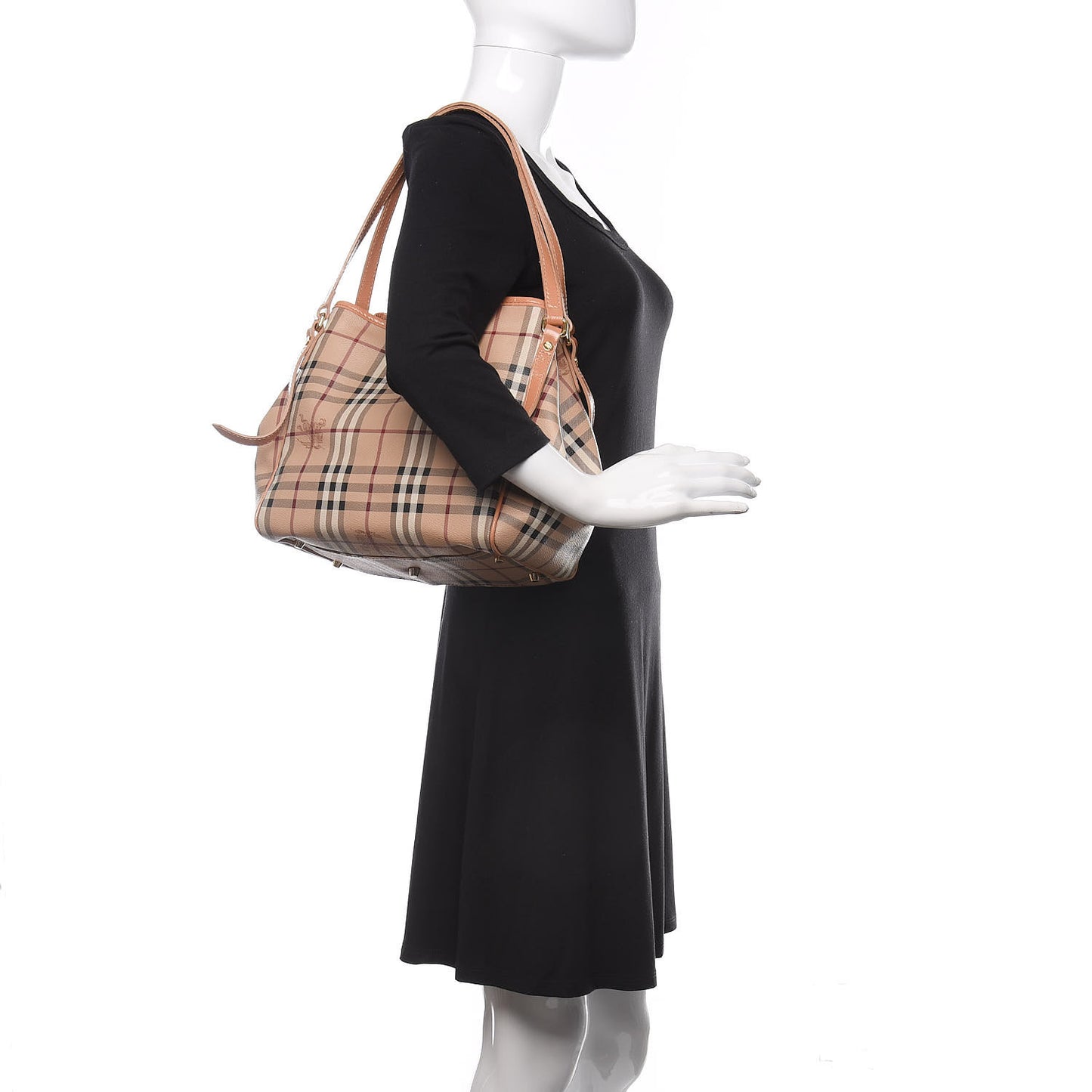Haymarket Check Small Canterbury Tote Pale Coral Pink