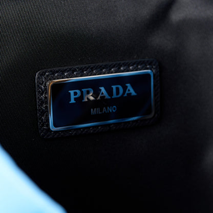 Prada Tessuto Nylon Small Double Buckle Crossbody Pervinca 7 of 12