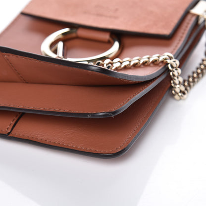 Chloe Suede Calfskin Mini Faye Bracelet Bag Waterlily 6 of 9