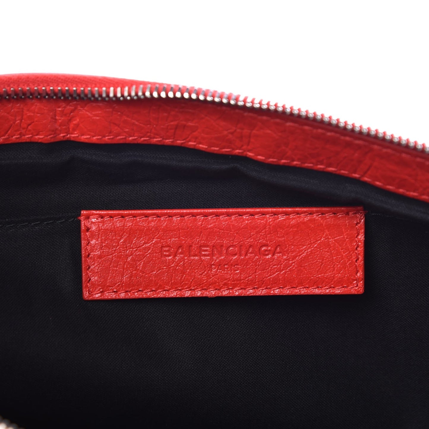 Agneau Arena Classic Hardware Large Clip Rouge Tango