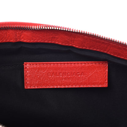 Balenciaga Agneau Arena Classic Hardware Large Clip Rouge Tango 6 of 8