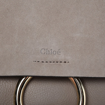 Chloe Suede Calfskin Small Faye Backpack Motty Grey 5 of 8