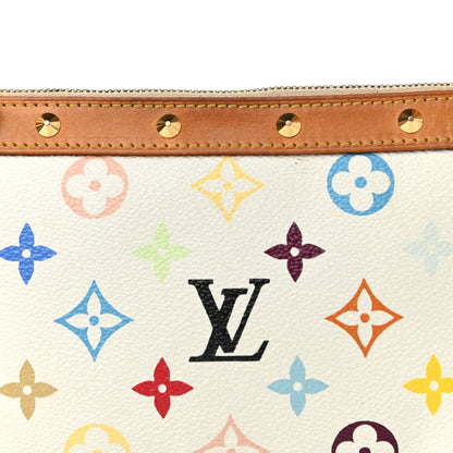 Louis Vuitton Monogram Multicolor Pochette Accessories White 8 of 14