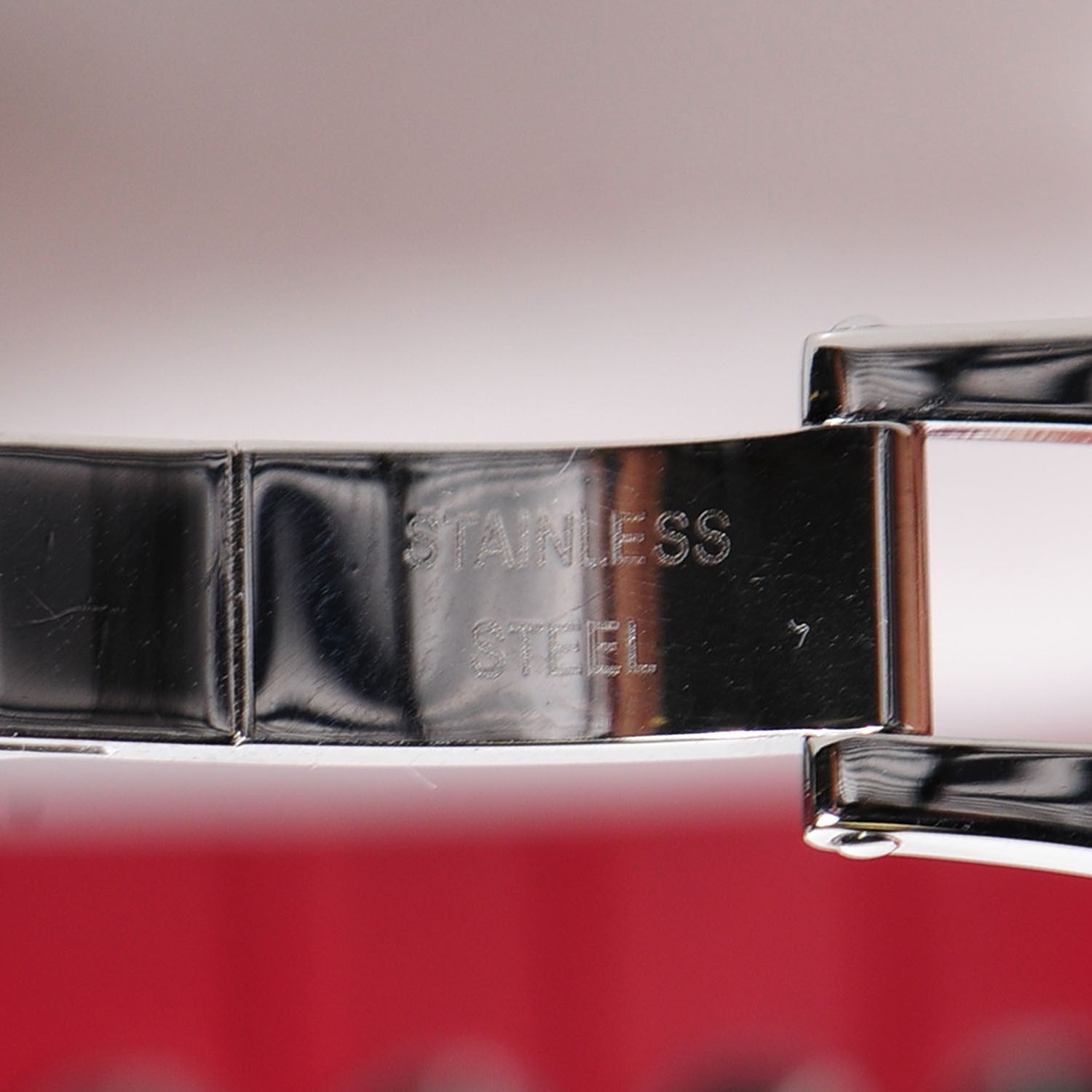 Christian Dior Stainless Steel Diamond Ruby 38mm Christal Watch 3 of 8