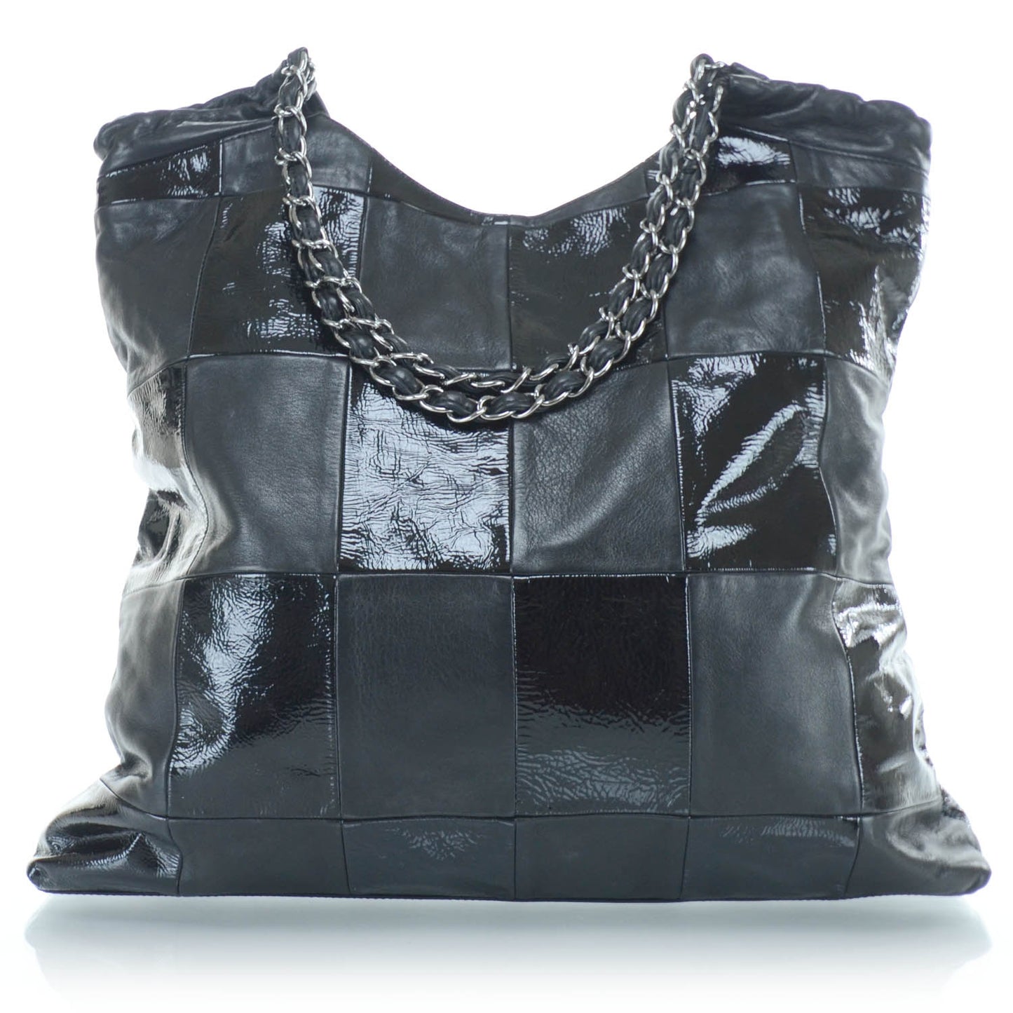 Patent Patchwork Brooklyn Large Tote