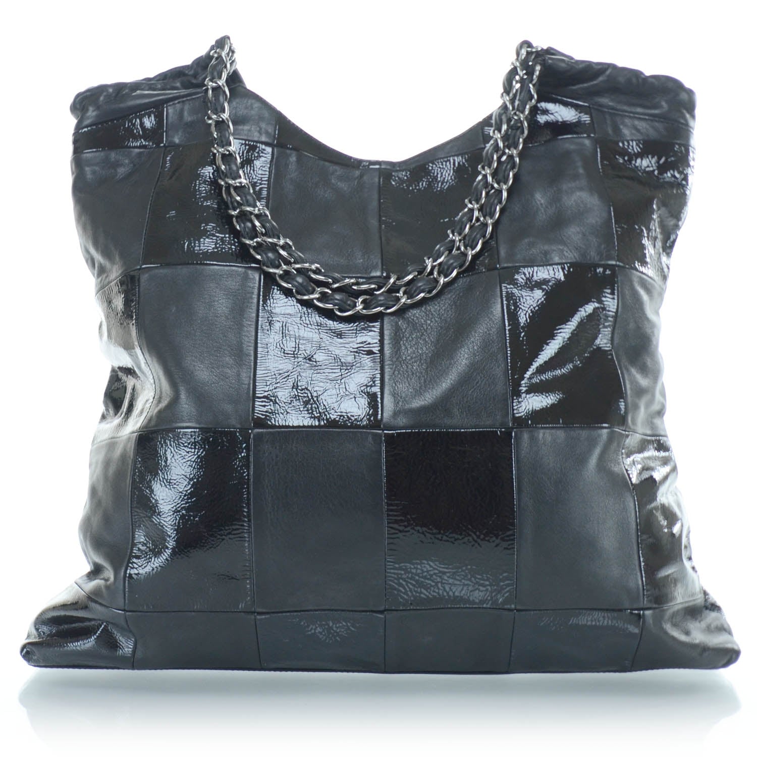 Chanel Patent Patchwork Brooklyn Large Tote 3 of 10
