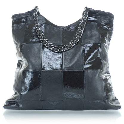 Chanel Patent Patchwork Brooklyn Large Tote 3 of 10