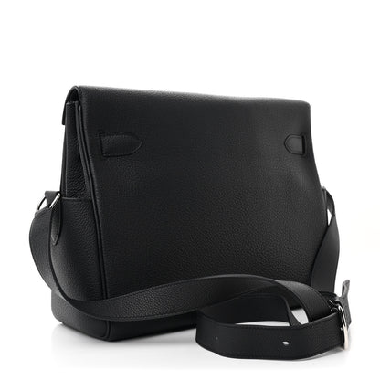 Hermes Togo Kelly Messenger GM Black 3 of 12