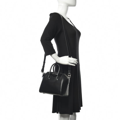 Givenchy Shiny Lord Calfskin Mini Antigona Black 2 of 9