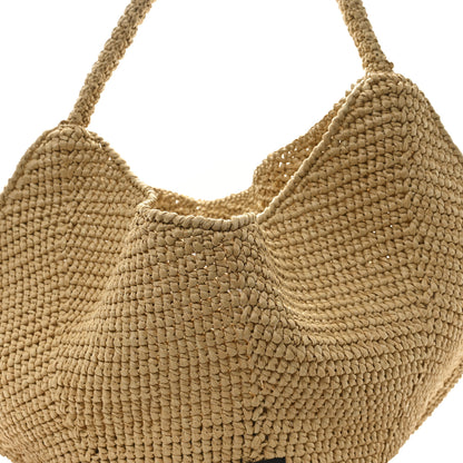 Khaite Raffia Olivia Hobo Natural 7 of 9
