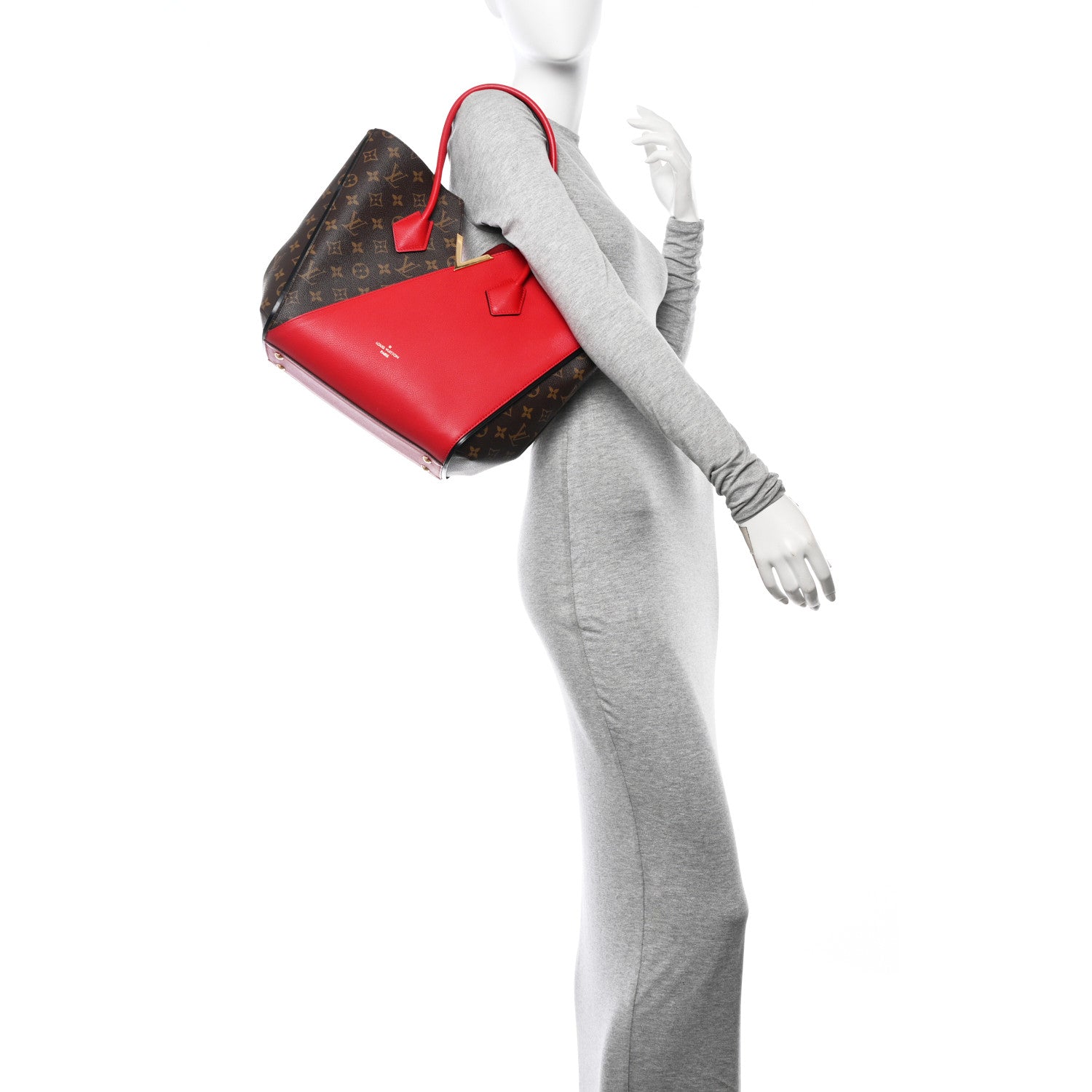 Louis Vuitton Calfskin Monogram Kimono Tote Cherry 2 of 10