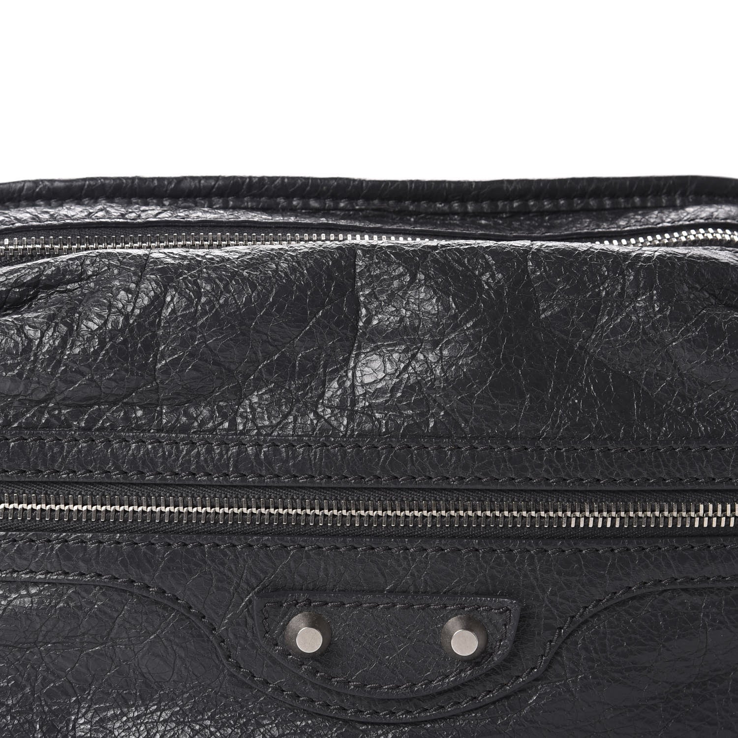 Balenciaga Lambskin Classic Hardware Neo Lift Hip Bag Gris Fossile 10 of 10