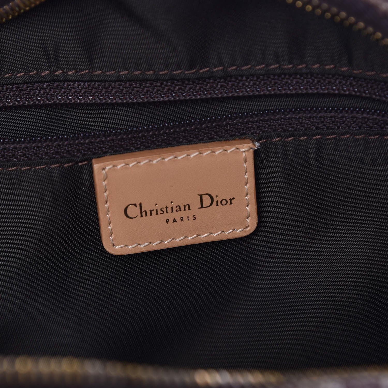 Christian Dior Monogram Mini Saddle Bowler Brown 6 of 7