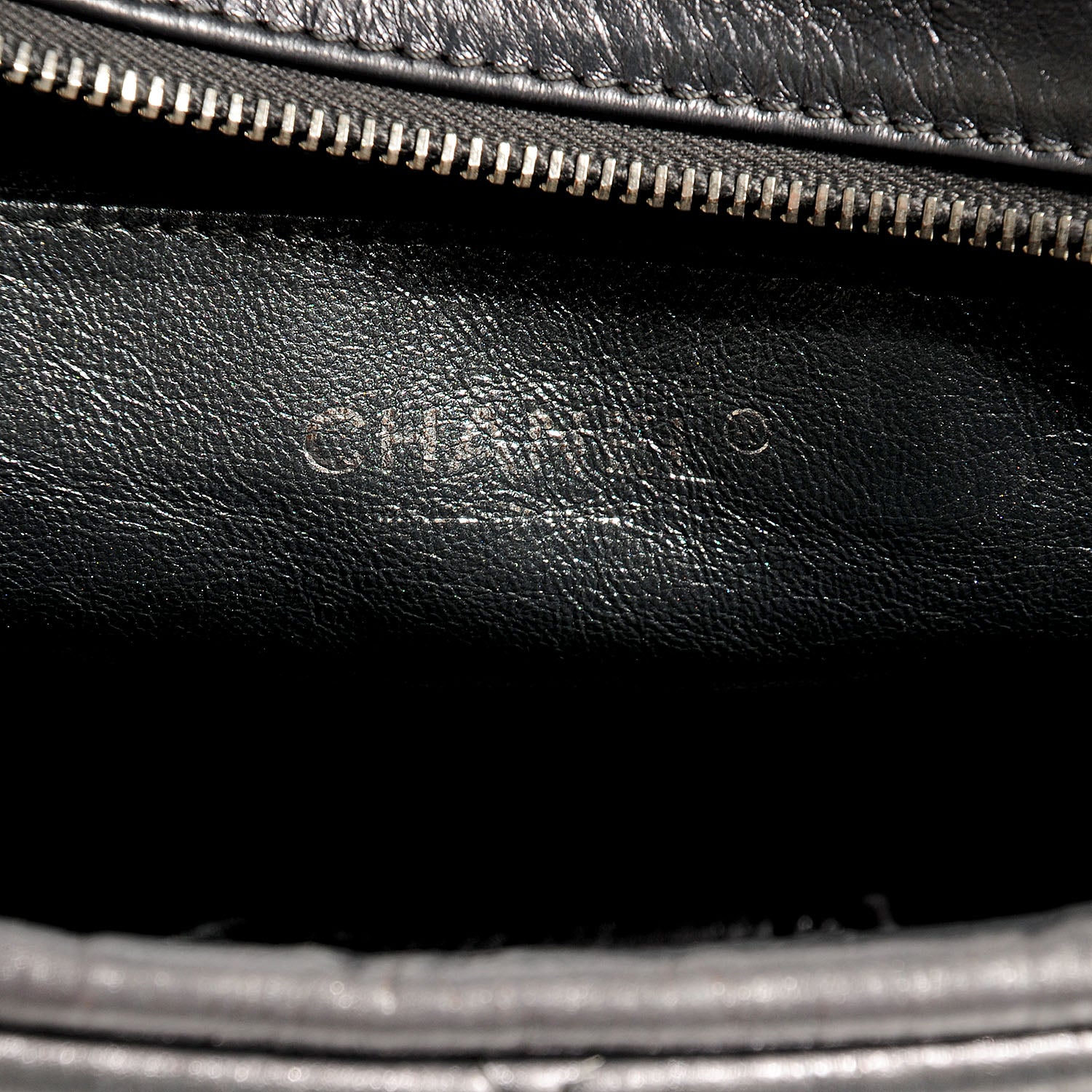 Chanel Metallic Aged Calfskin Quilted Large Reissue Camera Case Silver 5 of 7