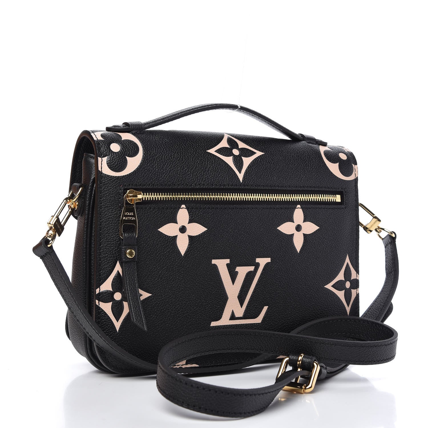 Louis Vuitton Empreinte Monogram Giant Pochette Metis Black Beige 3 of 11