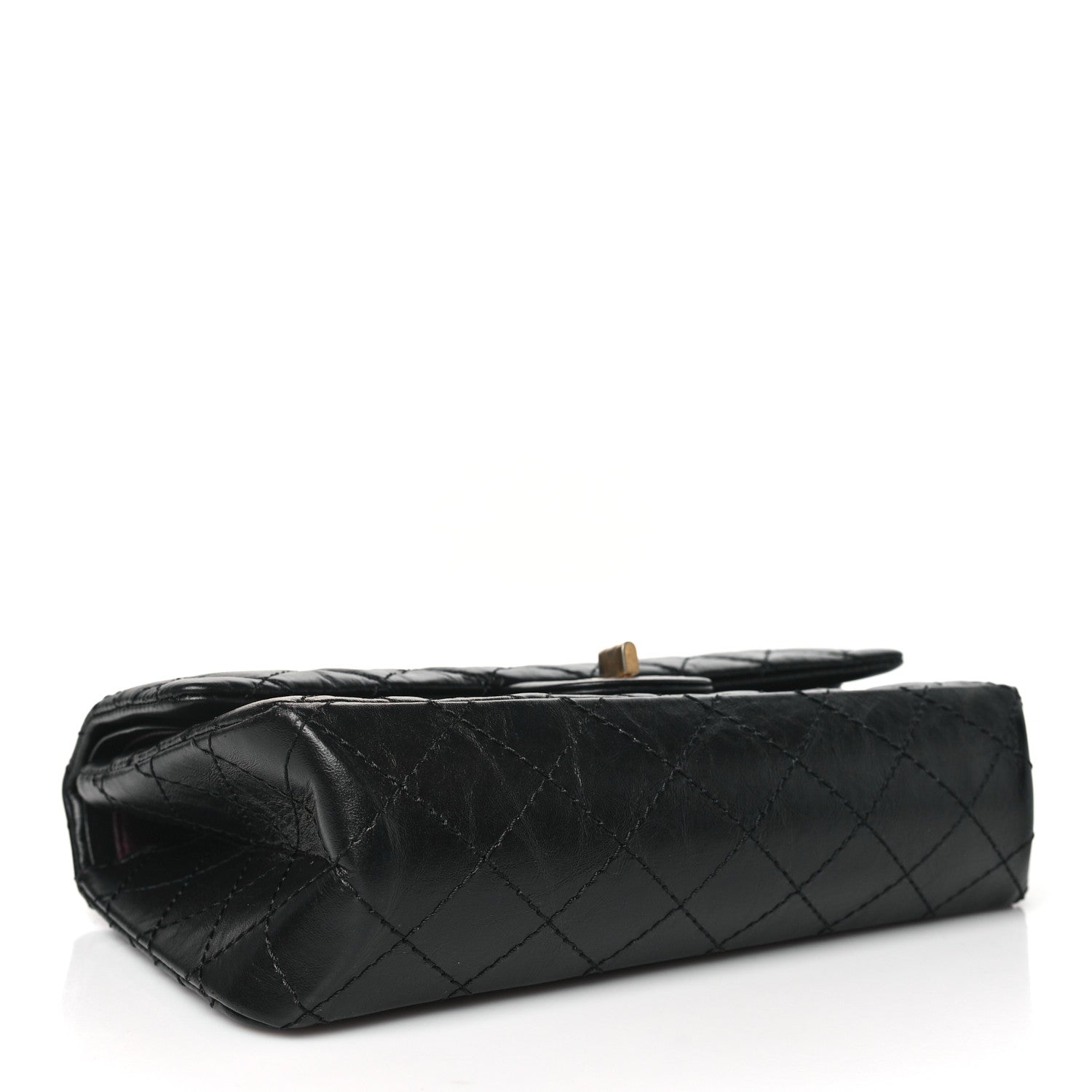 Chanel Aged Calfskin Quilted 2.55 Reissue 225 Flap Black 4 of 11