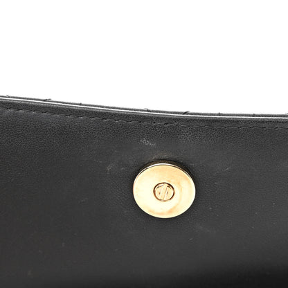 Christian Dior Lambskin Lady Dior Top Handle Clutch Black 13 of 15