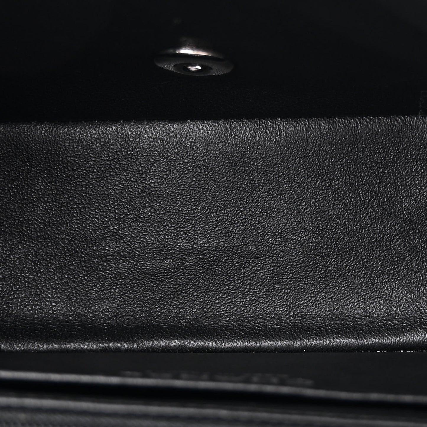 Lambskin Quilted Mini Square Flap Black
