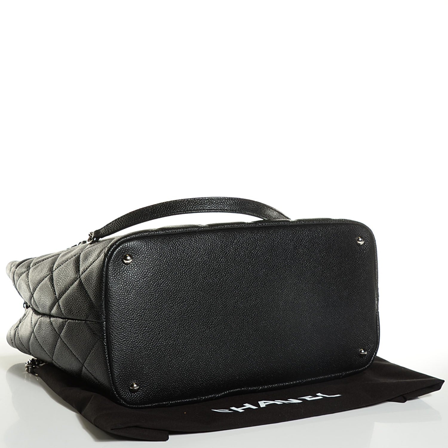 Chanel Caviar CC Timeless Soft Tote Black 4 of 7