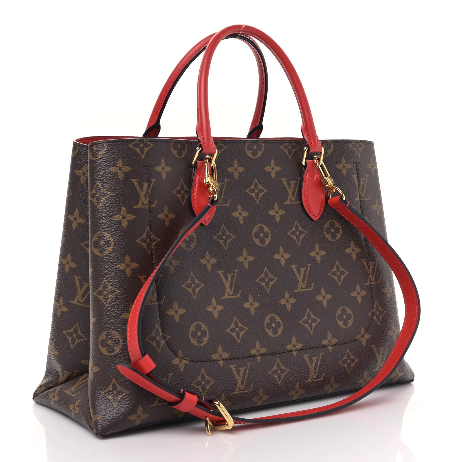 Louis Vuitton Monogram Flower Tote Coquelicot 3 of 8