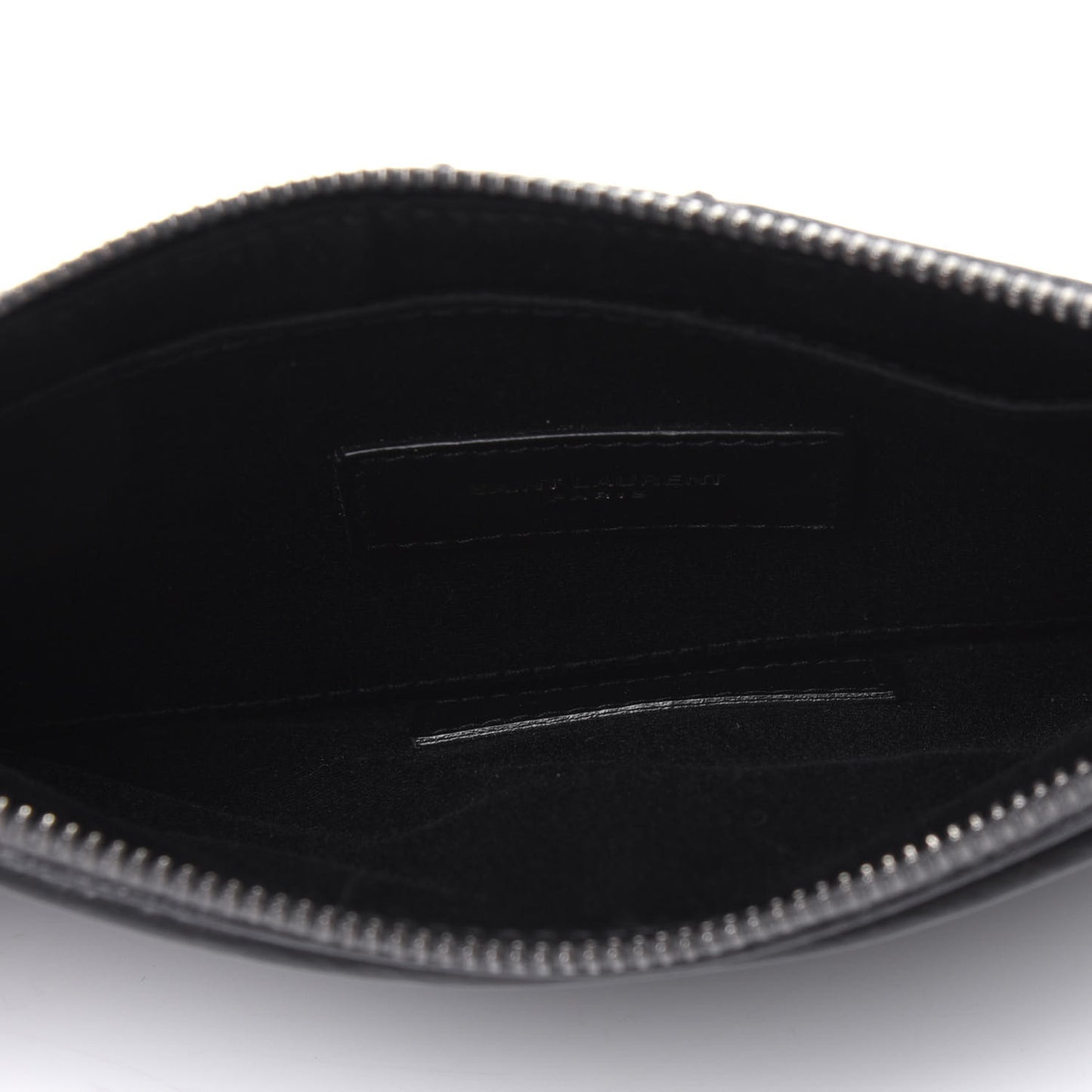 Crinkled Calfskin Matelasse Monogram Niki Bill Pouch Storm