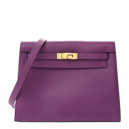 Hermes Evercolor Kelly Danse II Belt Bag Anemone 1 of 12