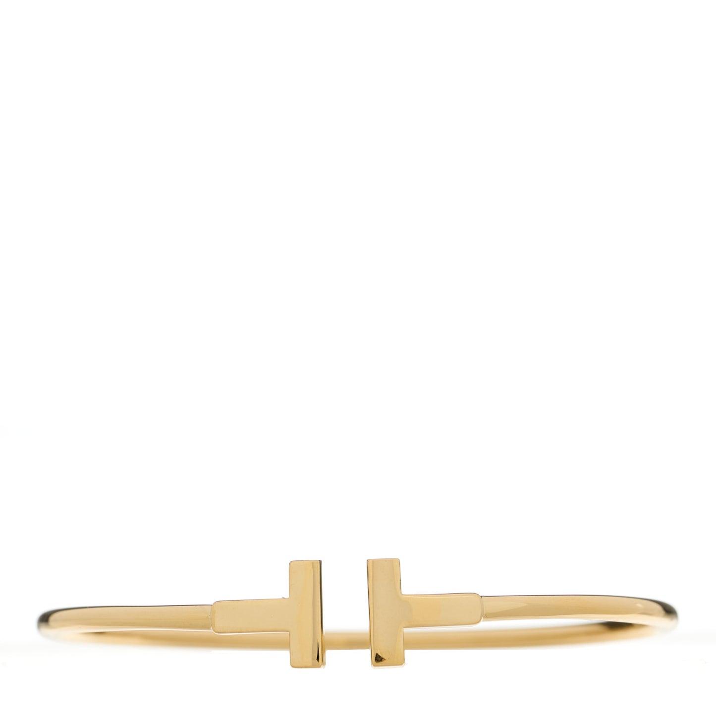 18K Yellow Gold T Wire Bracelet