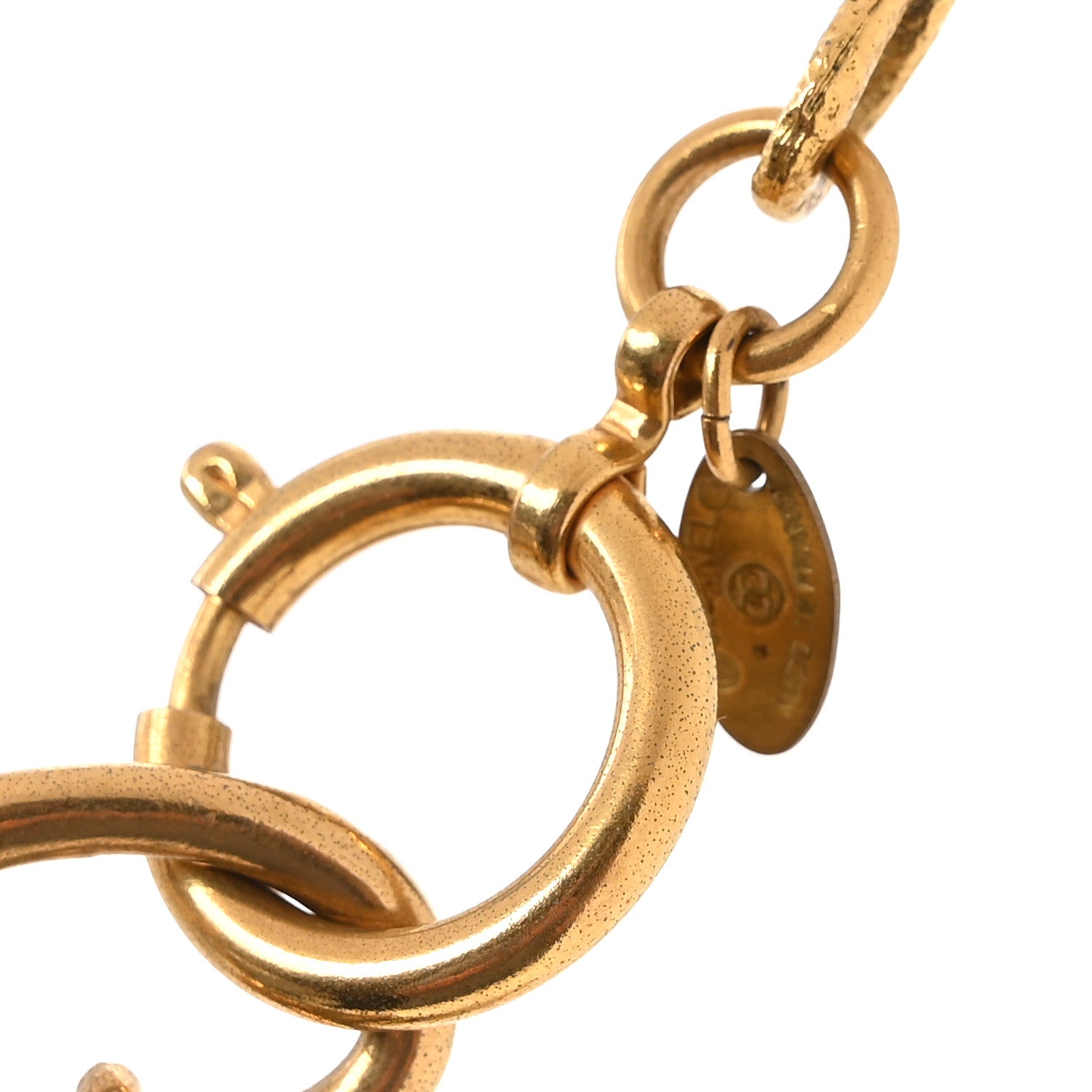 Chanel Loupe Magnifying Glass Necklace Gold 4 of 5