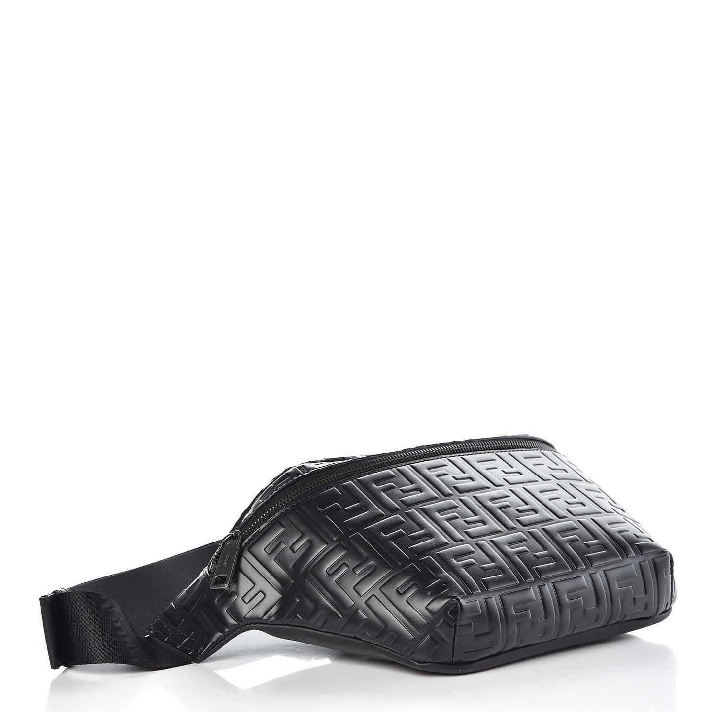 Vitello Century FF 1974 Embossed Belt Bag Black