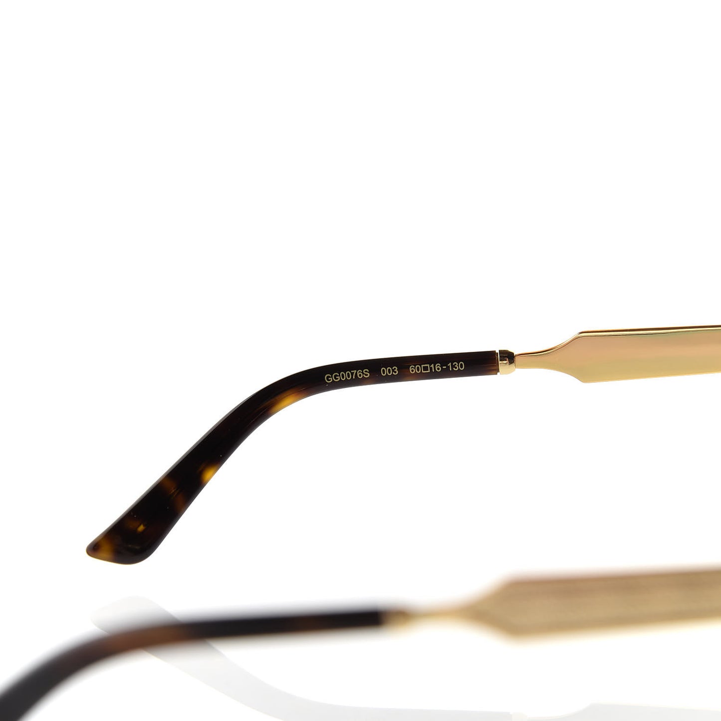Acetate Oversized Butterfly Sunglasses GG 0076S Havana