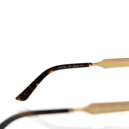 Gucci Acetate Oversized Butterfly Sunglasses GG 0076S Havana 5 of 9