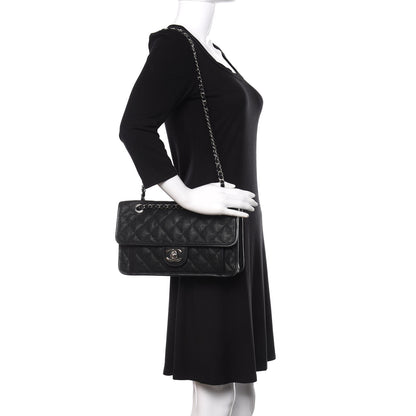 Chanel Caviar Quilted Medium French Riviera Flap Black 3 of 12