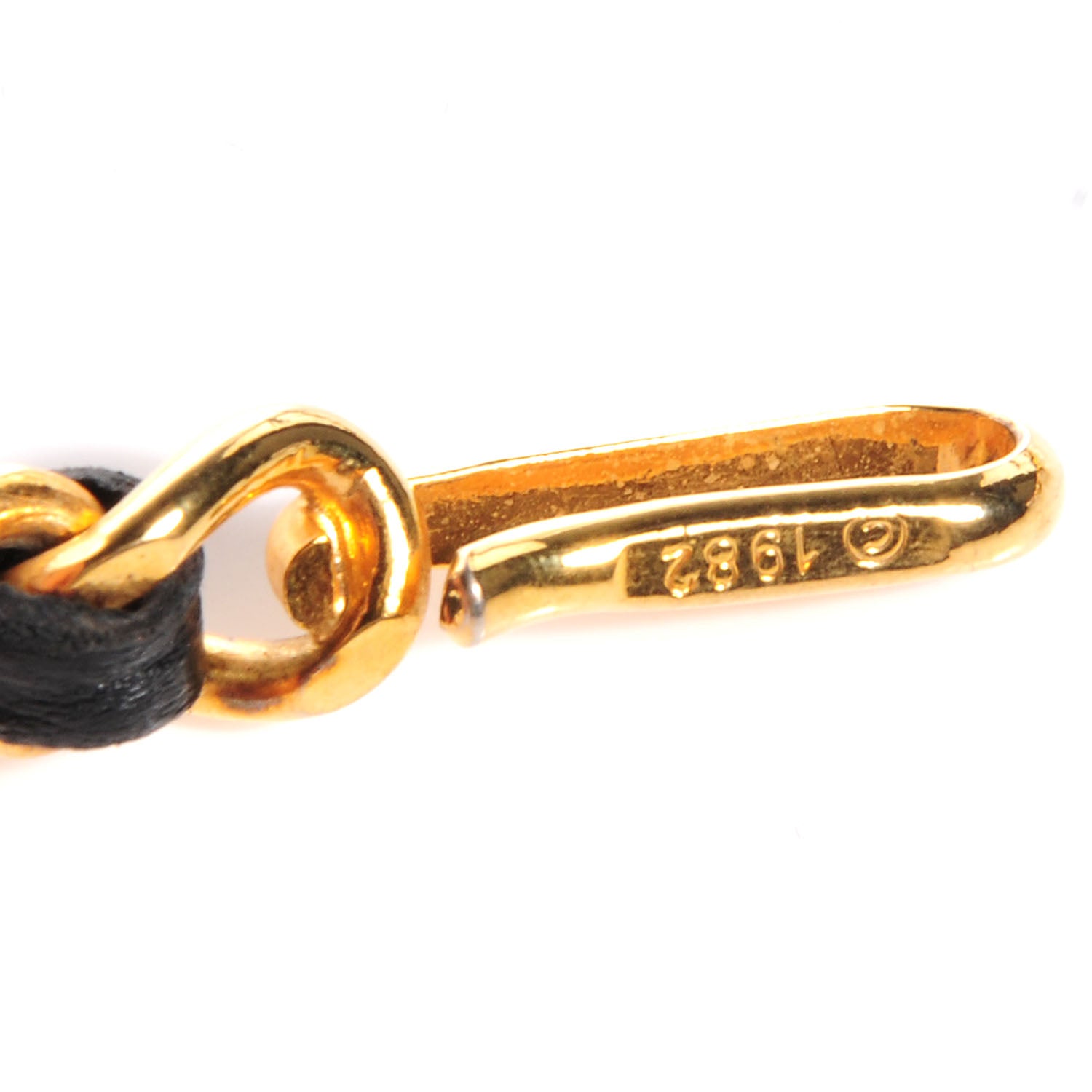 Chanel Leather Gold Chain Link CC Medallion Belt Black 4 of 6