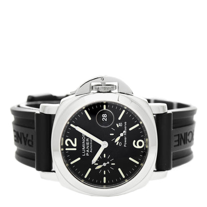 Panerai Stainless Steel Rubber 44mm Luminor 3 Day Power Reserve Automatic Watch Black PAM00090 2 of 3