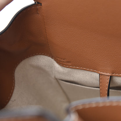 Loewe Calfskin Canvas Medium Hammock Shoulder Bag Natural Tan 7 of 10