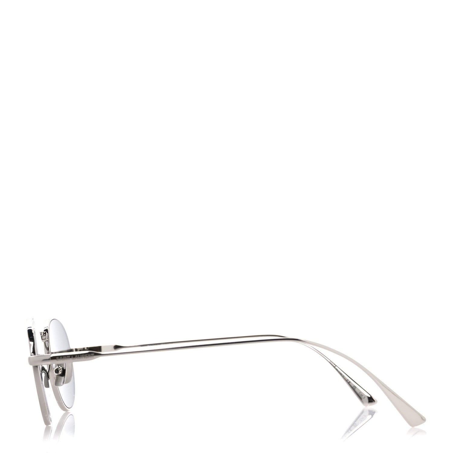 Saint Laurent Metal Aviator Sunglasses SL799 Silver Gray 3 of 9