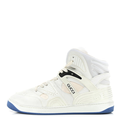 Gucci Demetra Mens Basket High Top Sneakers 9 Great White 1 of 14