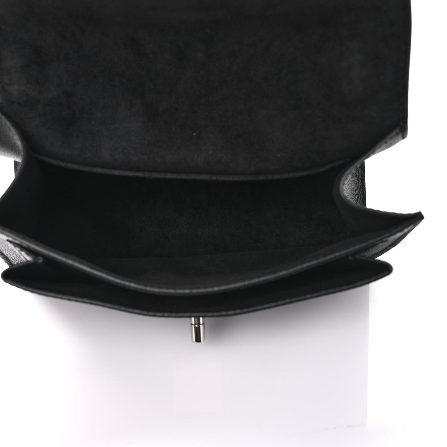 Soft Calfskin Mylockme Chain Bag BB Black