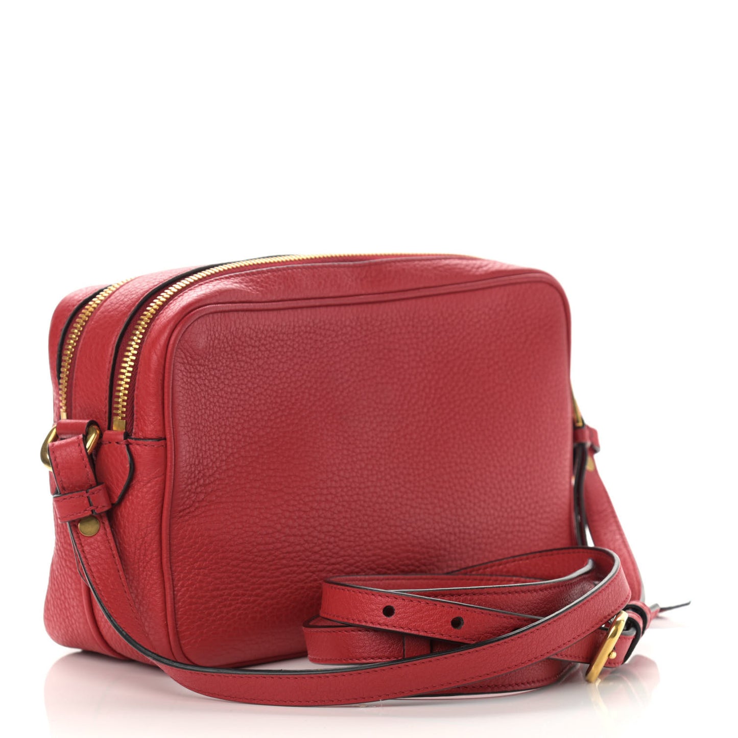 Vitello Phenix Camera Bag Rosso