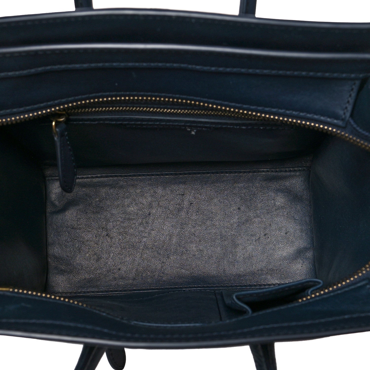 Celine Smooth Calfskin Micro Luggage Navy 5 of 12
