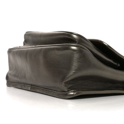Saint Laurent Crinkled Calfskin Matelasse Monogram Baby Niki Chain Satchel Platinum 10 of 10