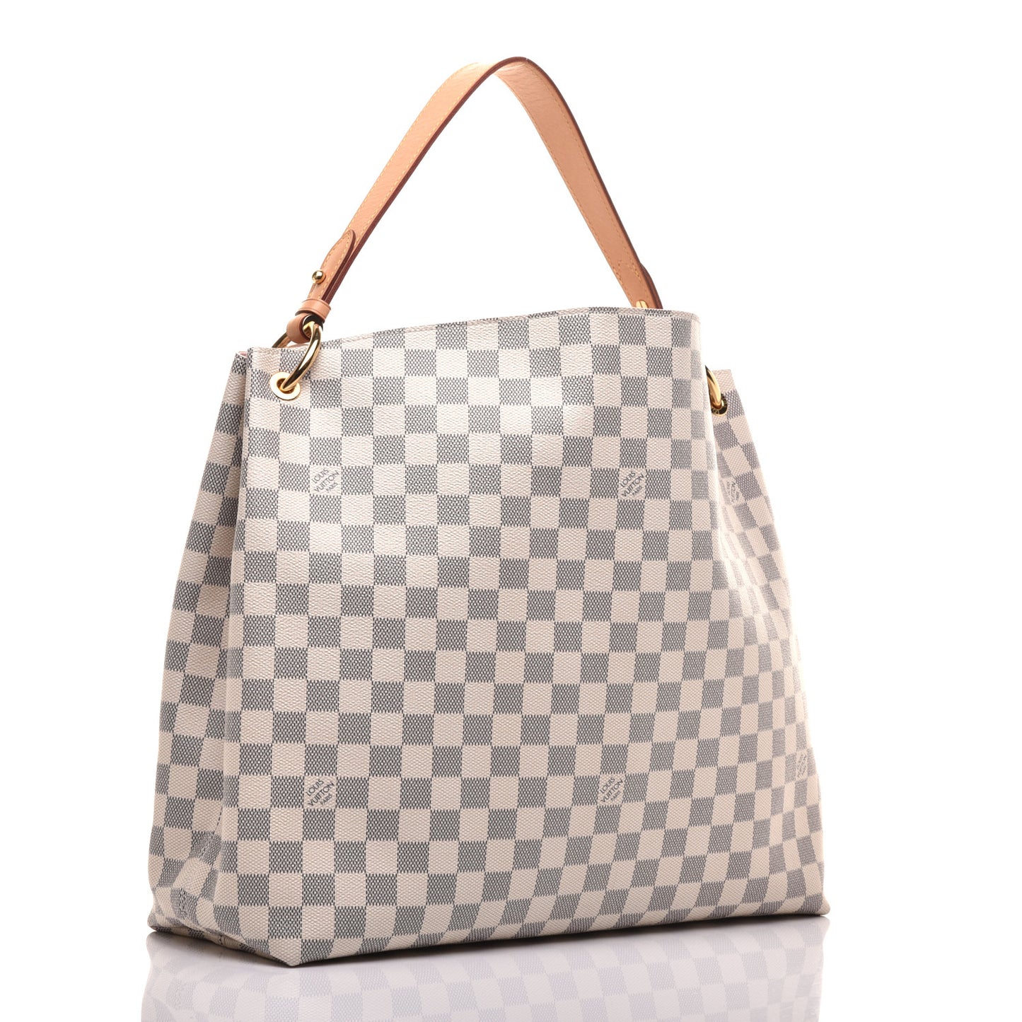 Damier Azur Graceful MM Rose Ballerine