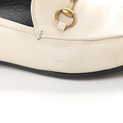 Gucci Lambskin Womens Brixton Horsebit Loafers 36.5 Mystic White 13 of 13